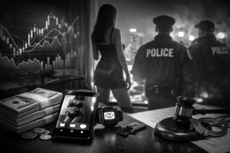 Market risk and enforcement dynamics in escorting economies